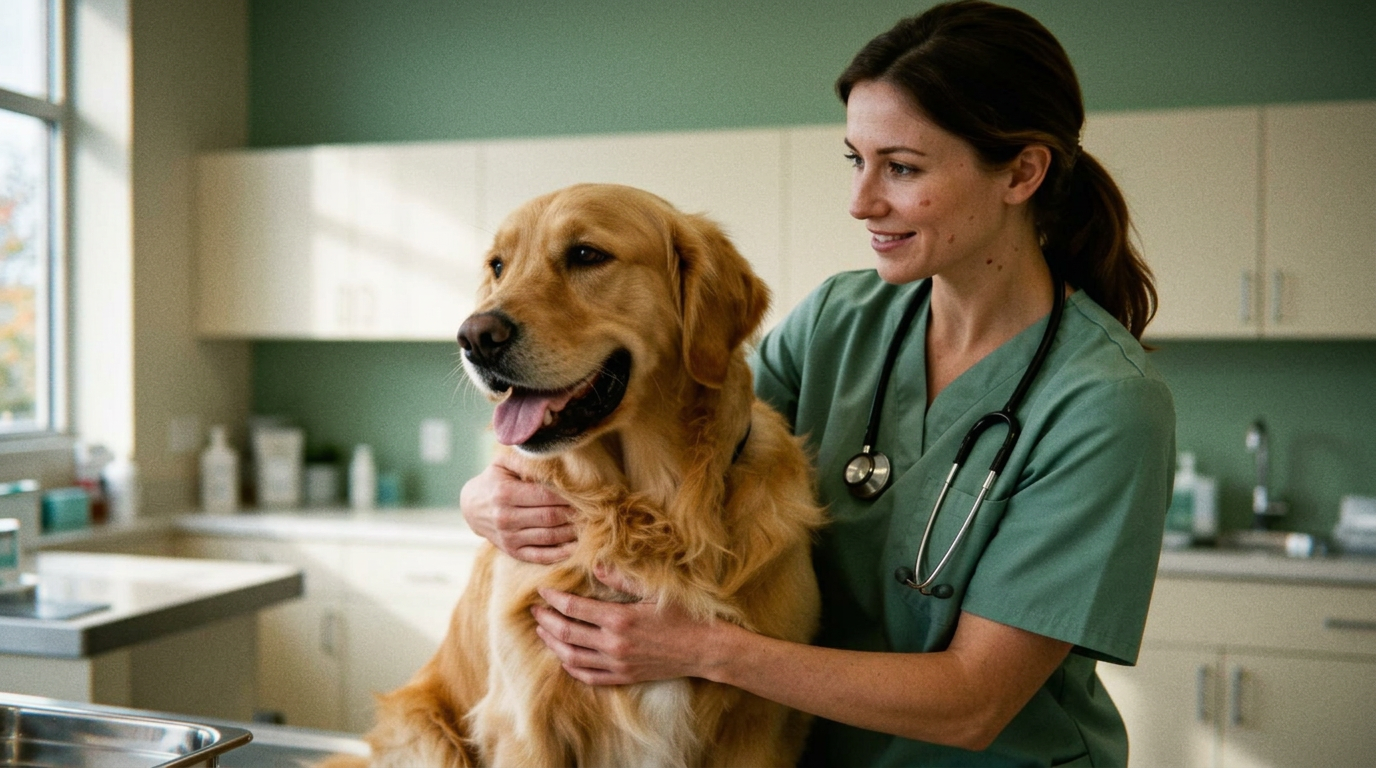 Homepage preview of the Cedarwood Veterinary Clinic website